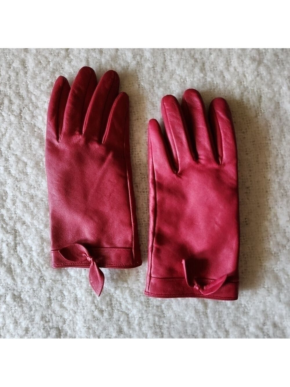 Vintage genuine leather gloves size medium